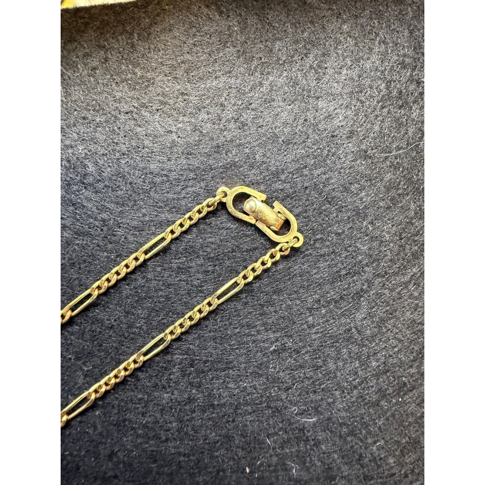 Christian Dior Black Enamel Dog Tag Necklace 1990s - Picture 6 of 16